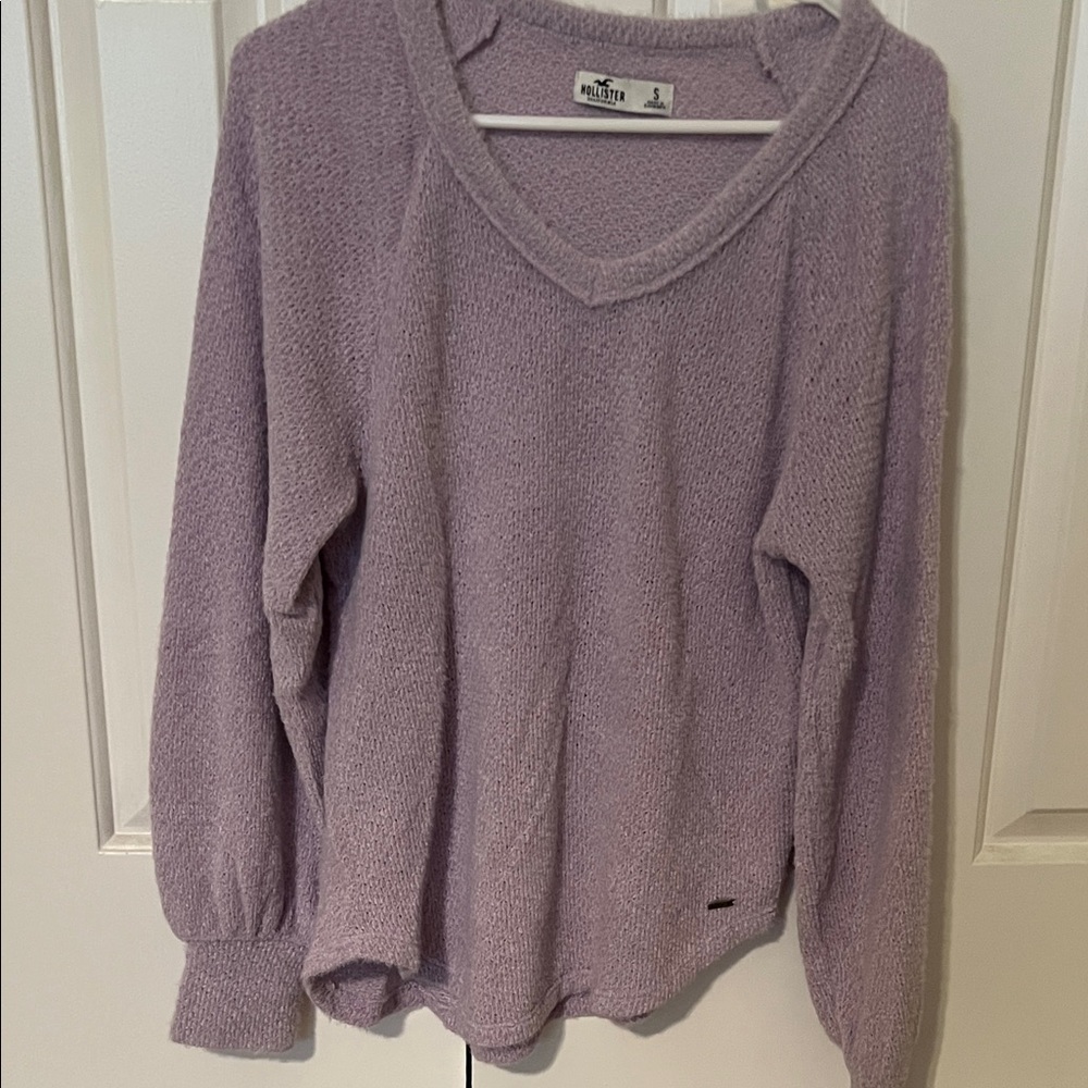 Hollister Lavender Knit Sweater